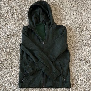Mens Size M green and black Lululemon hoodie